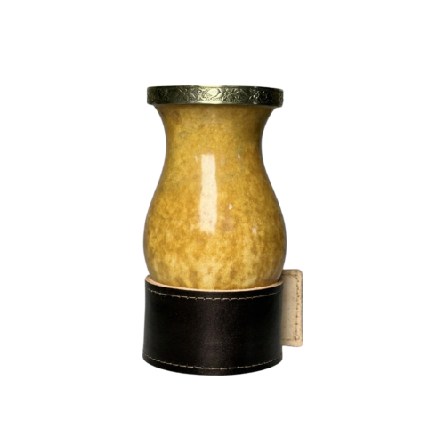 Cuia Bago de Touro com Virola de Alpaca